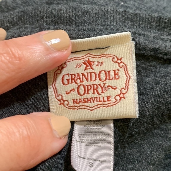 Grand Ole Opry Johnny Cash T-shirt, black, size small - Picture 6 of 8